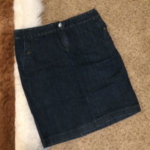 JCrew Denim Pencil Skirt